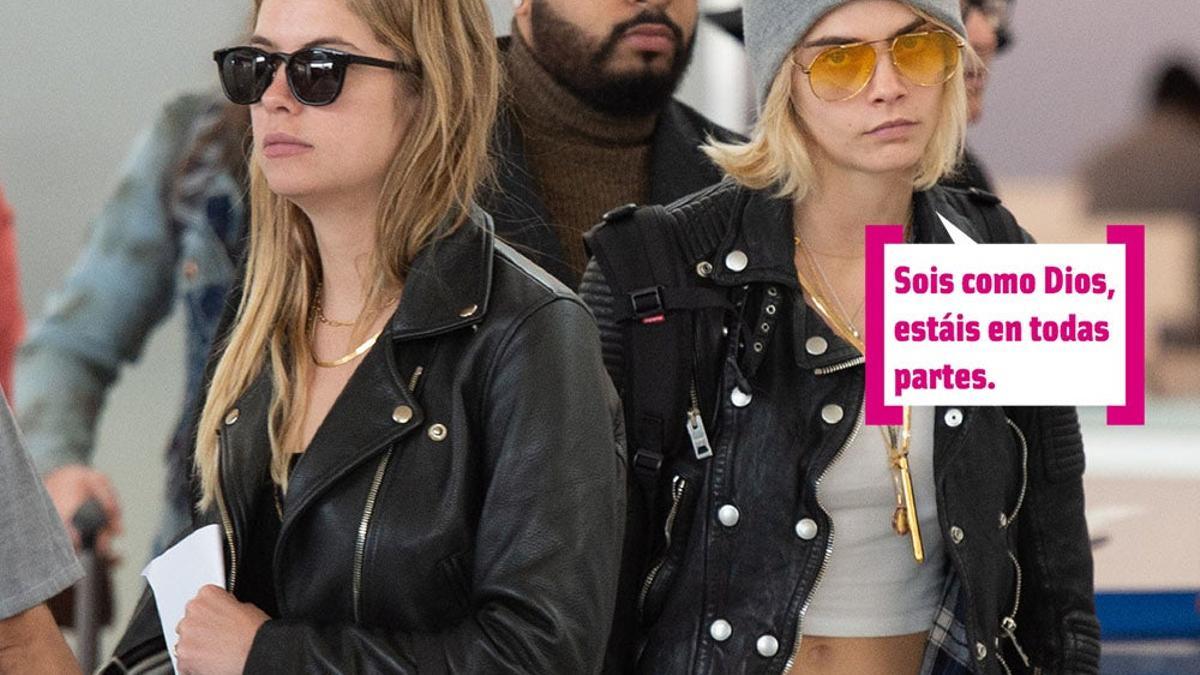 Ashley Benson y Cara Delevingne, se queja de los paparazzis