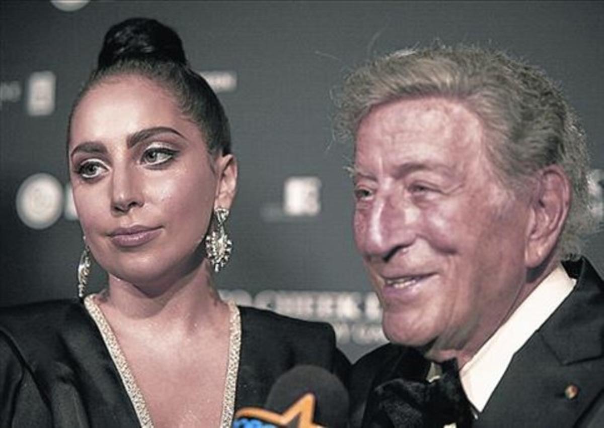 Lady Gaga, amb la cara rentada per Tony Bennett_MEDIA_1