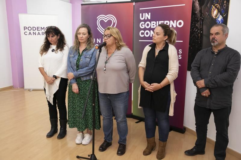 Noche electoral en Unidas Podemos