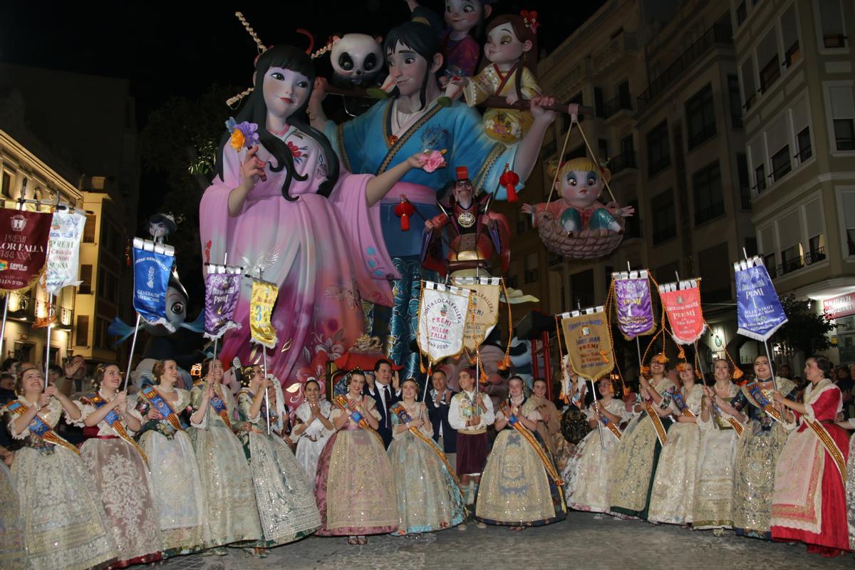 Falla Plaça Chicharro, falla ganadora