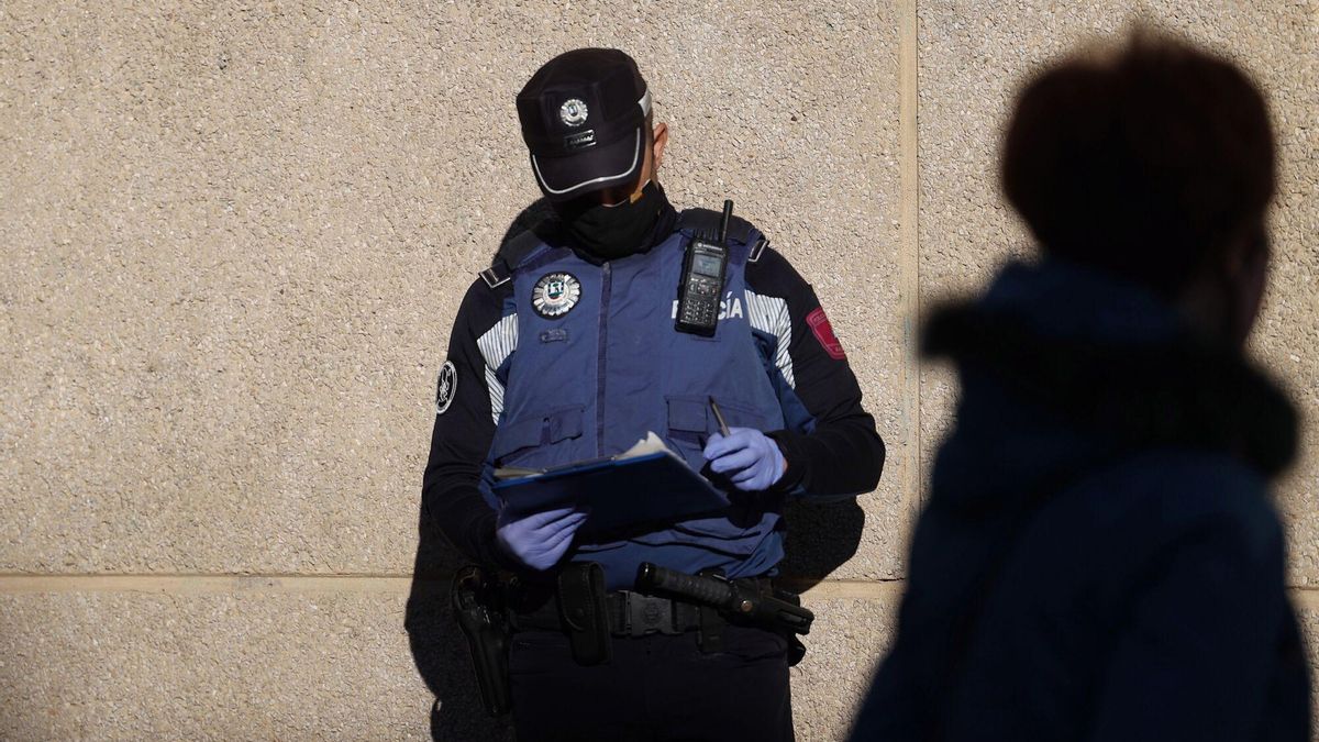 Un agente de la Policía Municipal de Madrid.