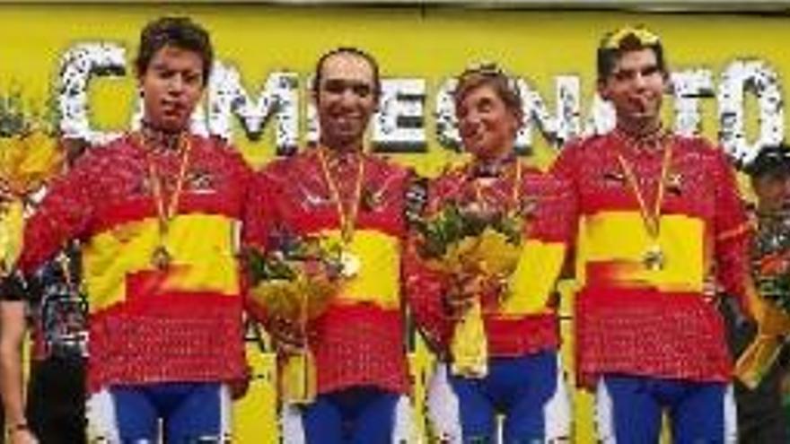 Josep Duran, Ismael Ventura, Anna Villar i Mario Sinués, campions