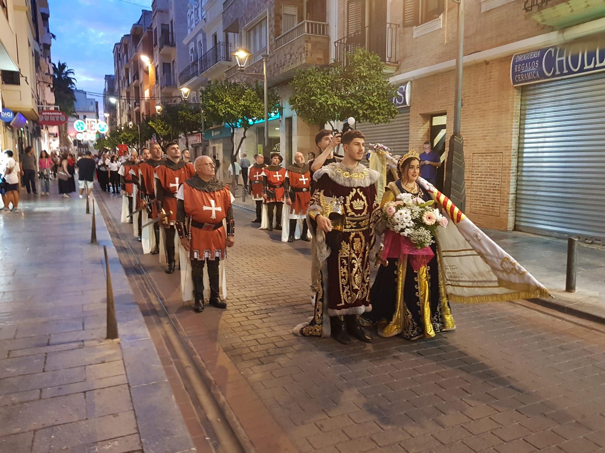 Así fue el 'Despullament' de los Moros y Cristianos de Sagunt