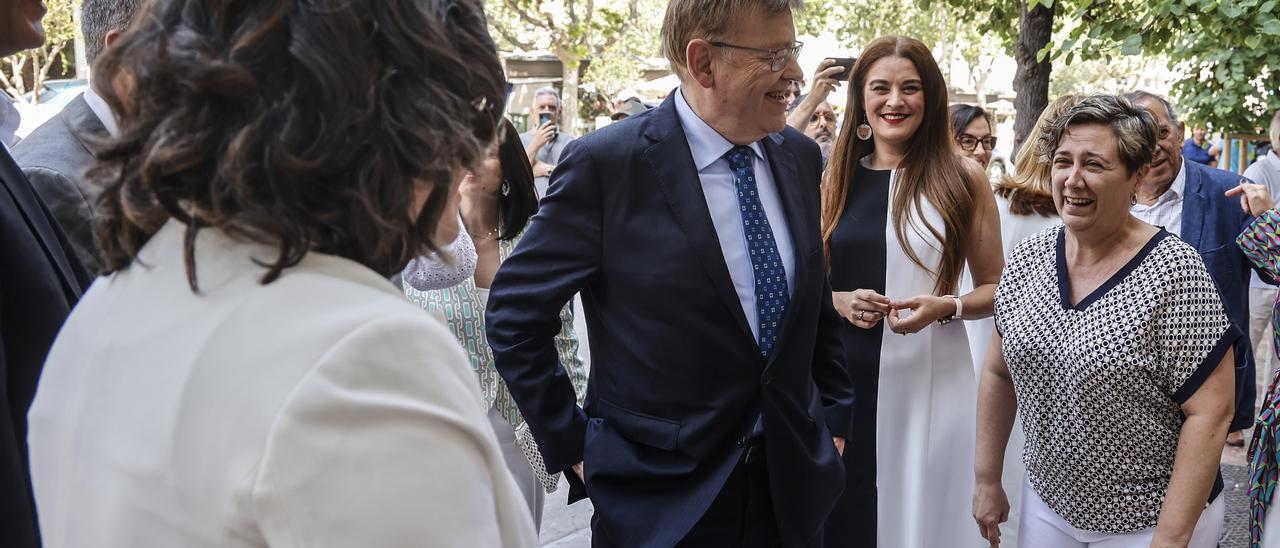 Ximo Puig, ayer en València