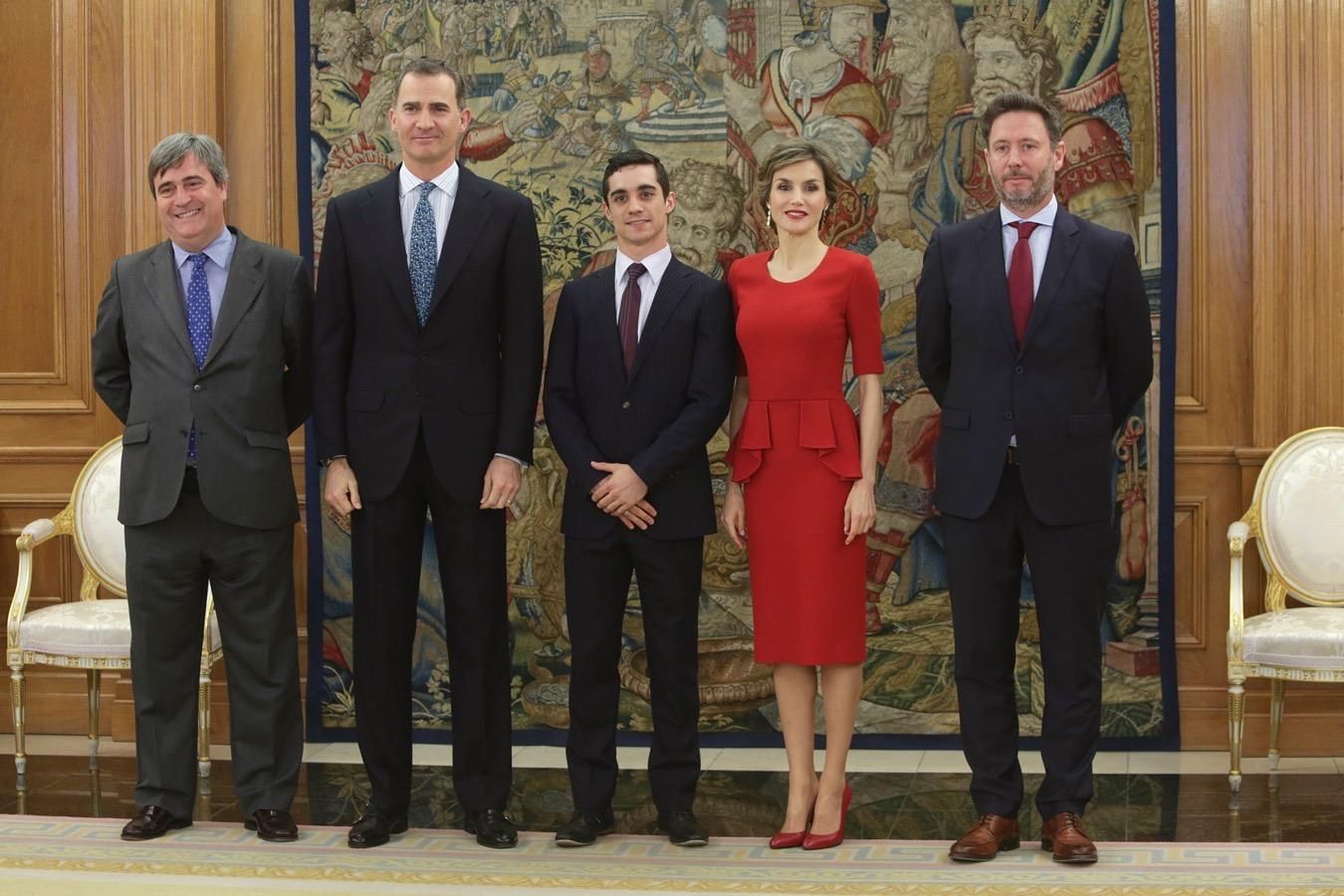 Los Reyes de España en Audiencia Real con Javier Fernández