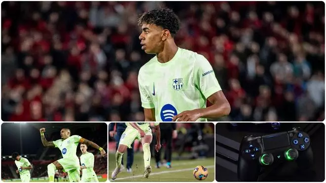 La 'trivela' de Lamine asombra al mundo y ya es marca registrada