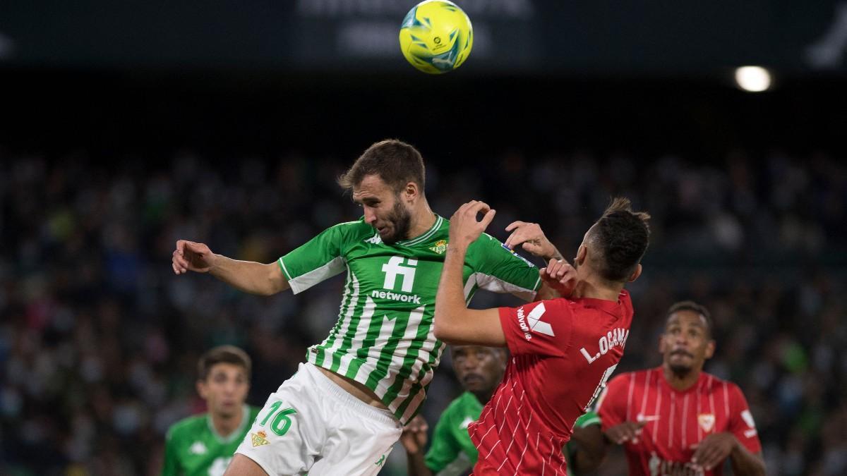 Imagen de un Betis-Sevilla de la temporada 2021/22