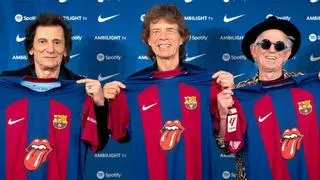 Los Rolling Stones ya están en Barcelona para acudir al Clásico