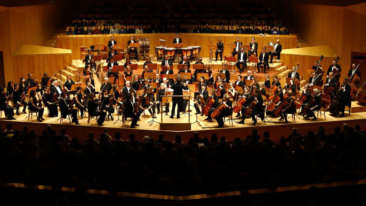Concierto de la Philharmonia Orchestra en la sala Mozart del Auditorio de Zaragoza.
