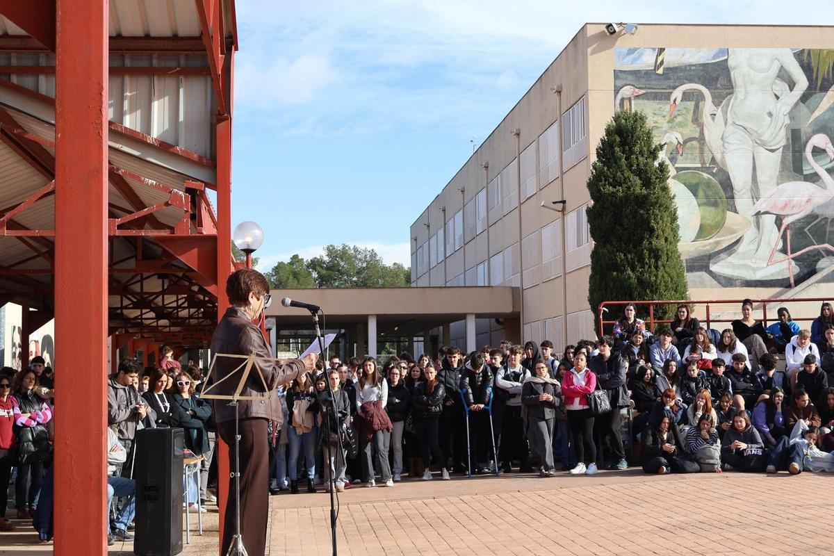 Un momento de la lectura.