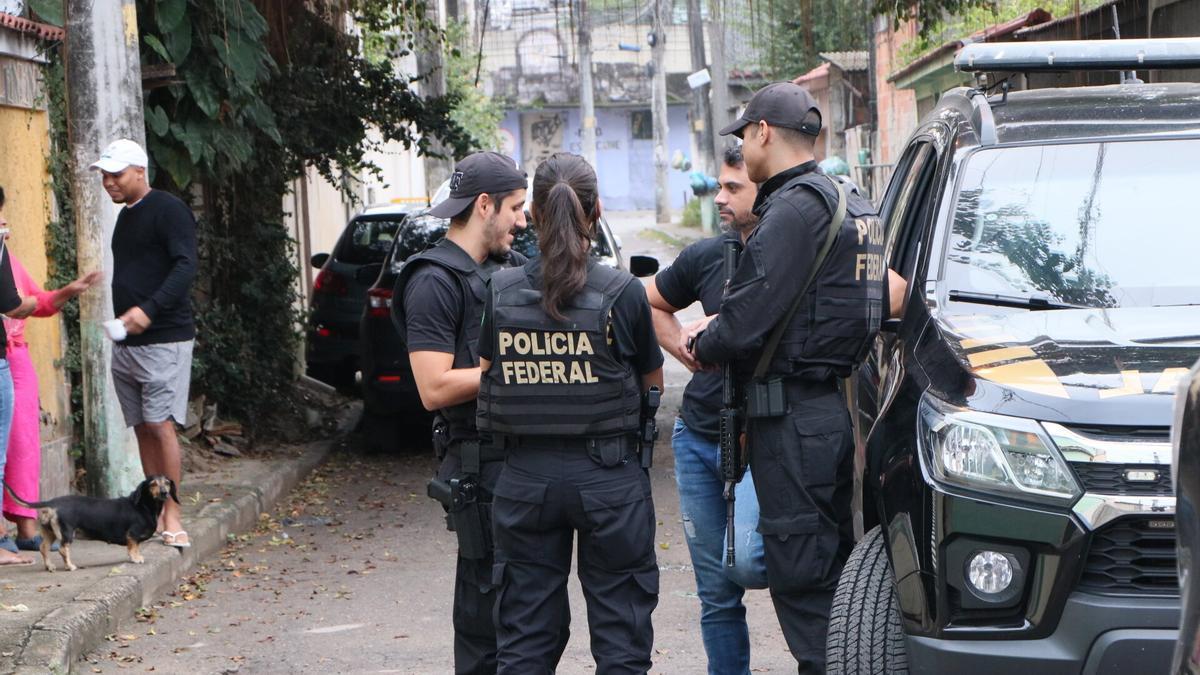 Policía federal en Brasil.