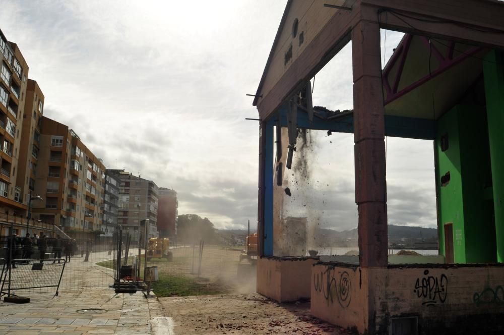 La playa de Compostela de Vilagarcía despide a su acuario