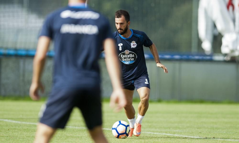 Andone y Fayçal se suman a los entrenamientos