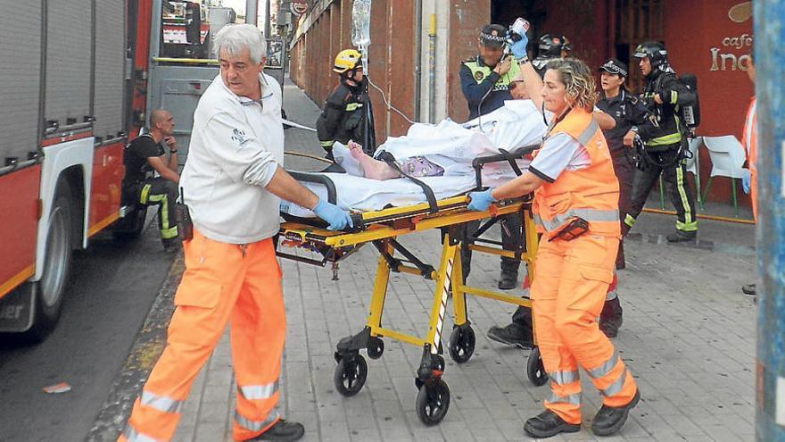 El fuego en el que resultó herida una mujer en su casa de Alicante fue intencionado