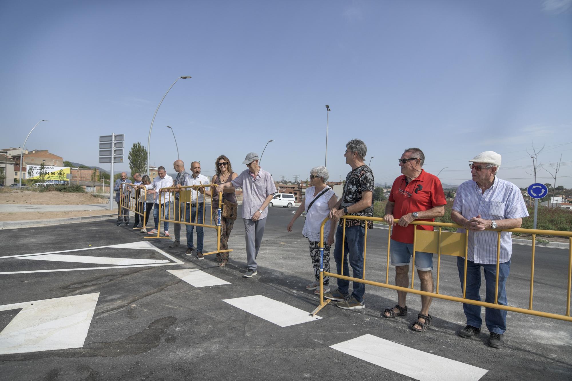 Estrena del darrer tram en obres de l'avinguda dels Països Catalans de Manresa