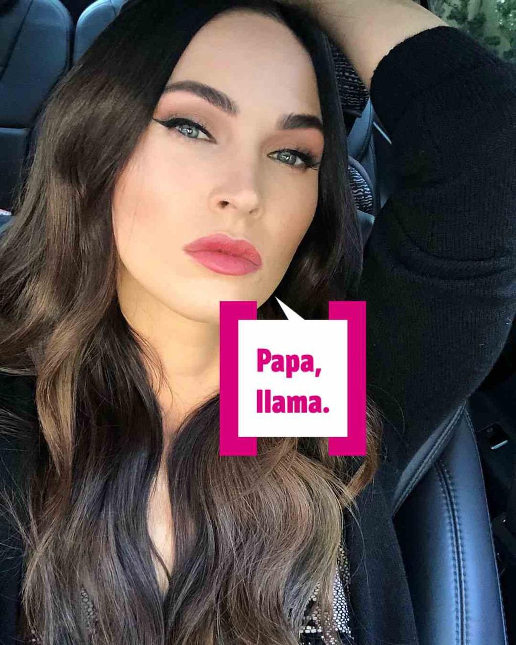 Megan Fox en 'Papa, llama'