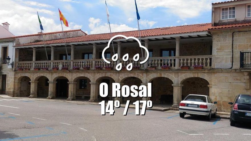 El tiempo en O Rosal: previsión meteorológica para hoy, sábado 14 de junio
