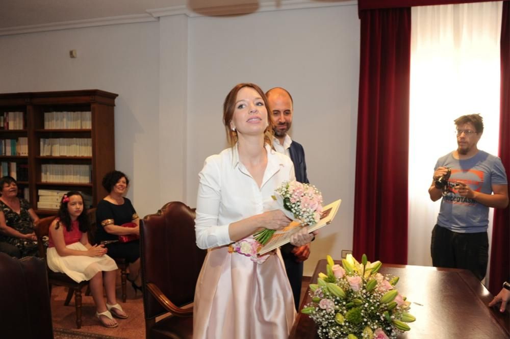 Primera boda en el Colegio Notarial de Murcia