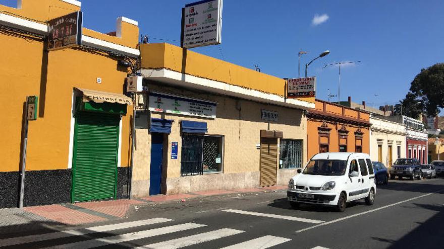 Local en el número 20 de la carretera de Jinámar que dio el premio por el pleno al 15 en La Quiniela.