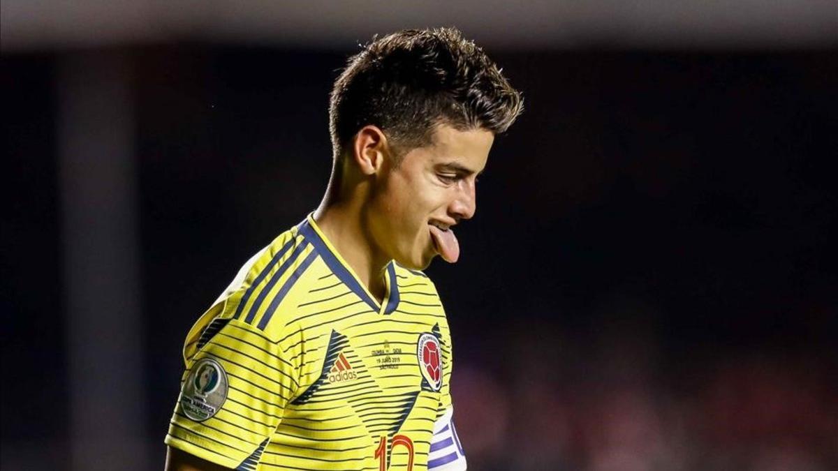 James Rodríguez podría perderse el duelo ante Perú