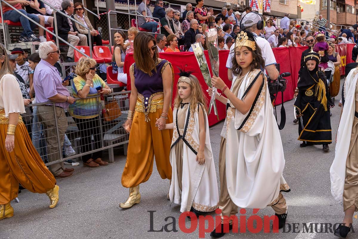 Desfile infantil del Bando Moro en las Fiestas de Caravaca