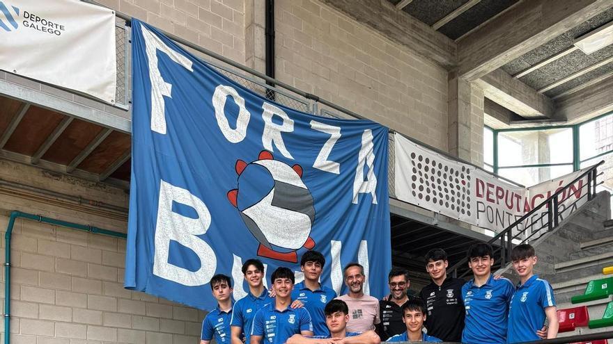 El Serviauto Bueu Atlético rescata un punto tras desaprovechar una ventaja de siete goles