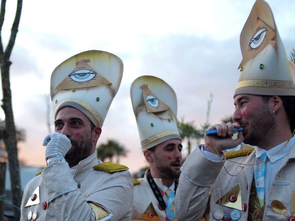 La chirigota del Flores en el carnaval de 2025, 'El gran dictador'.