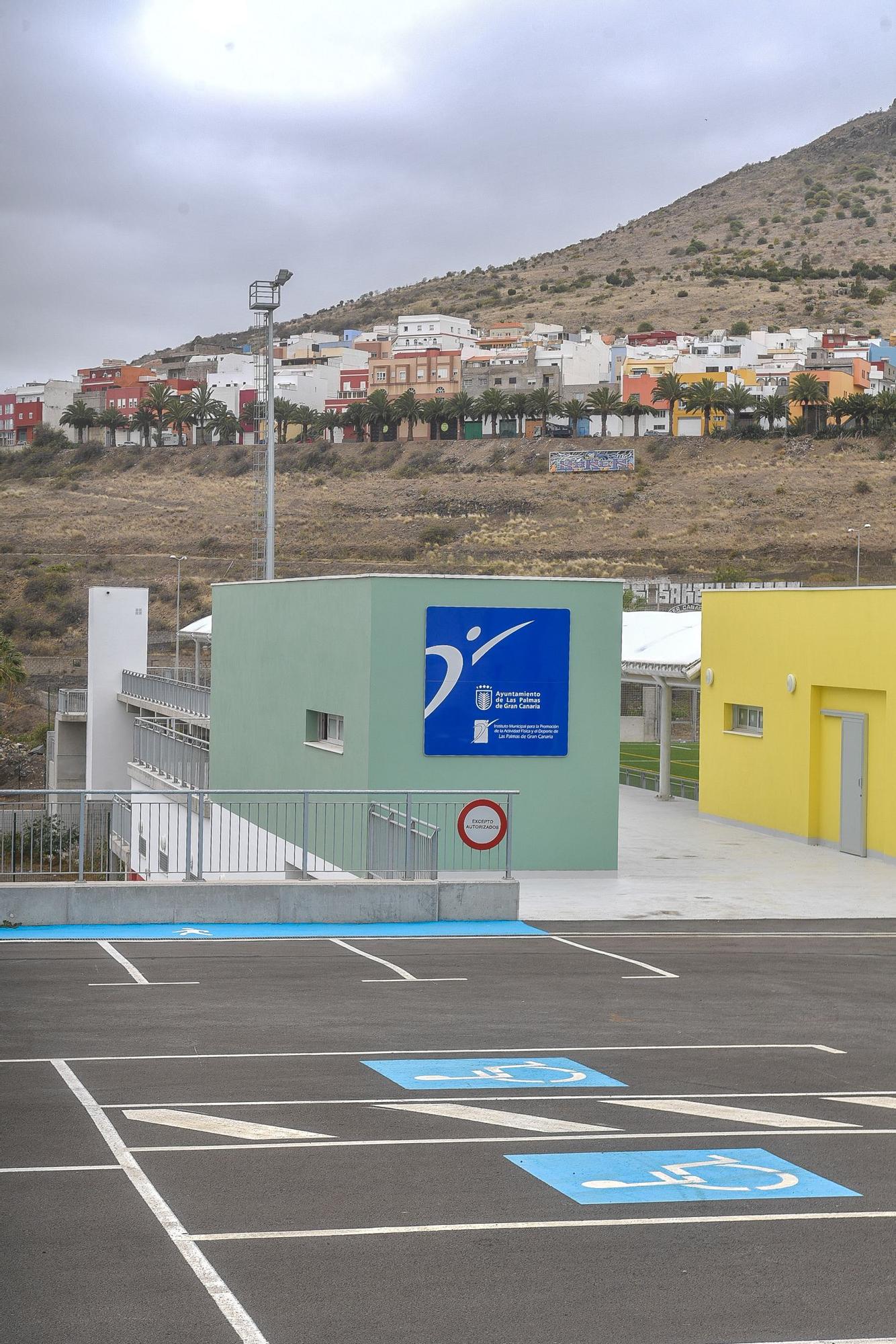 Campo de fútbol del barrio de La Suerte, en Las Palmas de Gran Canaria