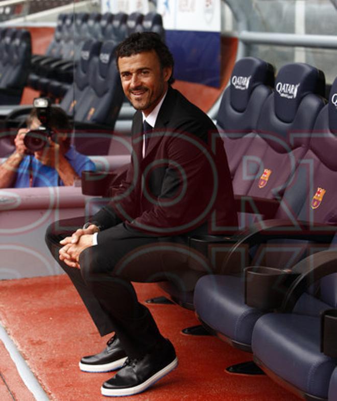 Las mejores imágenes de la presentación de Luis Enrique como entrenador del Barça