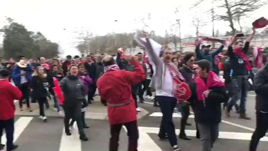 Hermanamiento entre las aficiones de Sporting y Cultural