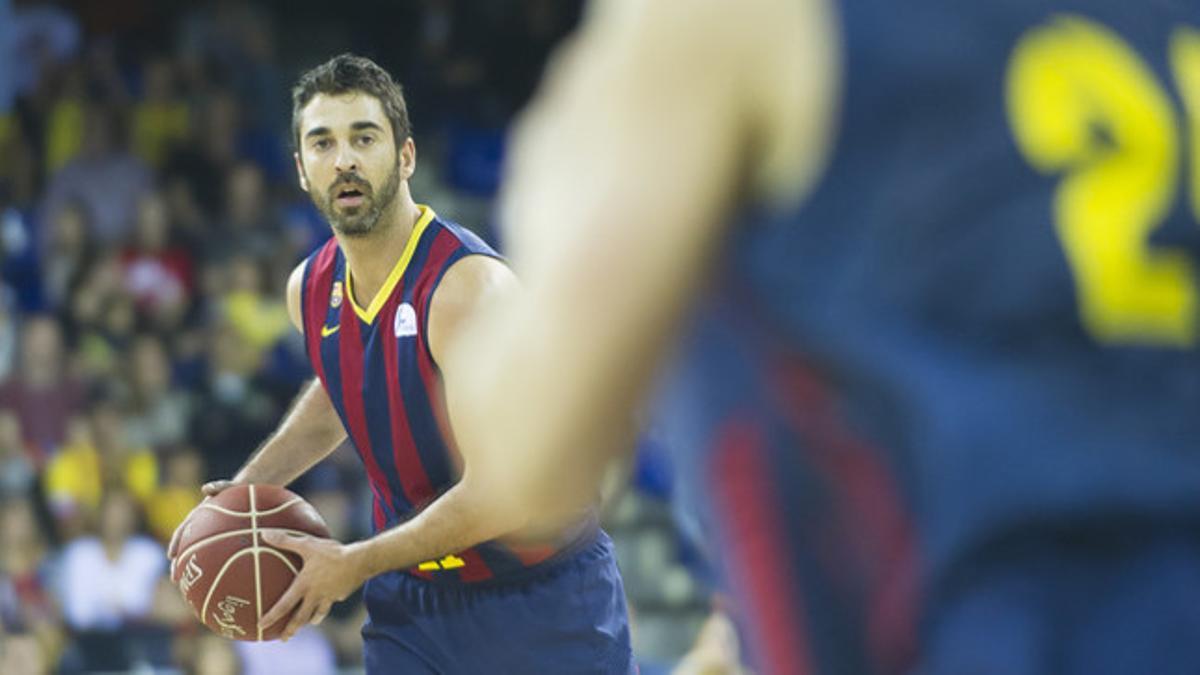 Juan Carlos Navarro, durante un partido en el Palau Blaugrana