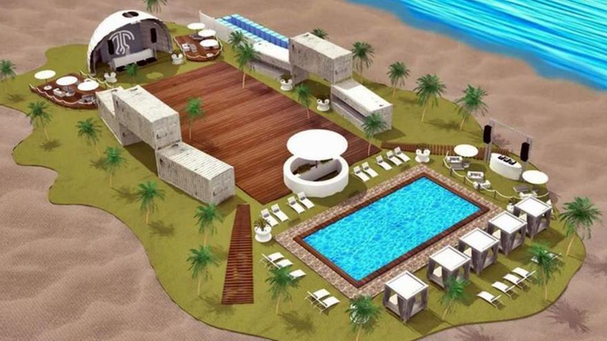 Así será la piscina del Beach Club del Medusa - Levante-EMV
