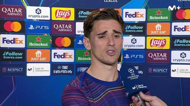 Gavi: "Hemos sido mucho mejores... Pero tiene que entrar la pelota"