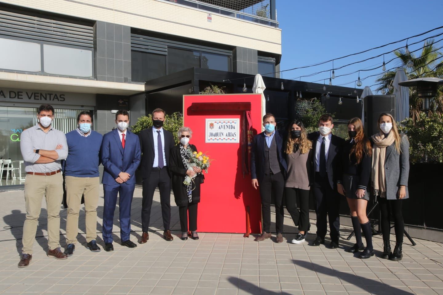 Inauguración en Alicante de la avenida Joaquín Arias