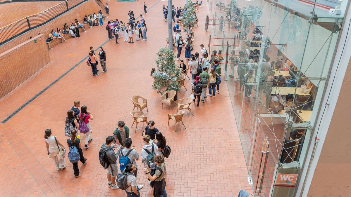 Ambiente en la Universitat Pompeu Fabra (UPF) el curso pasado.
