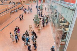 Ambiente en la Universitat Pompeu Fabra (UPF) el curso pasado.