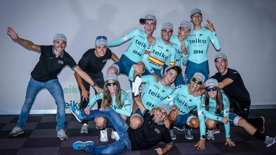 El Teika UCI Team se estrena en el Ciutat de L&#039; Enova y Felipe Orts corre en Suiza