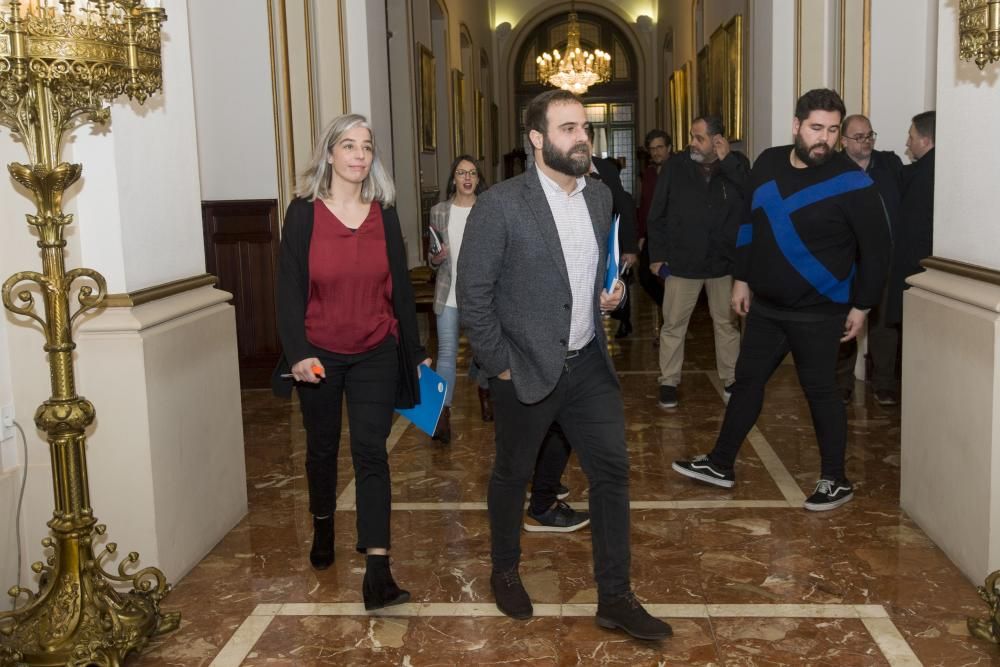 Todos los grupos respaldan el presupuesto en el pleno salvo el PP, que votó en contra.