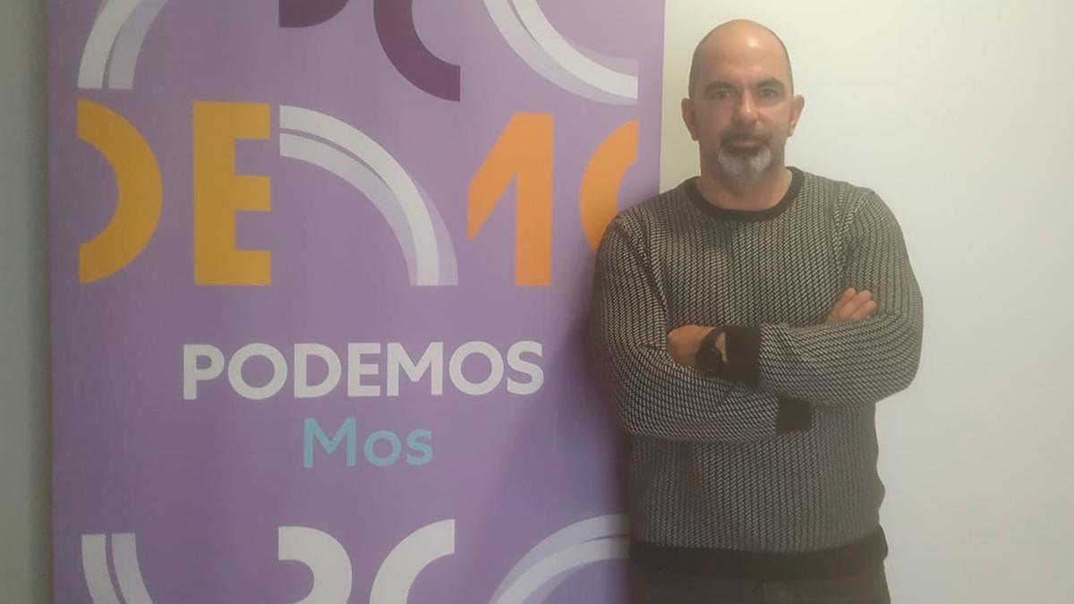 Román González Garrido candidato a la alcaldía de Mos por Podemos