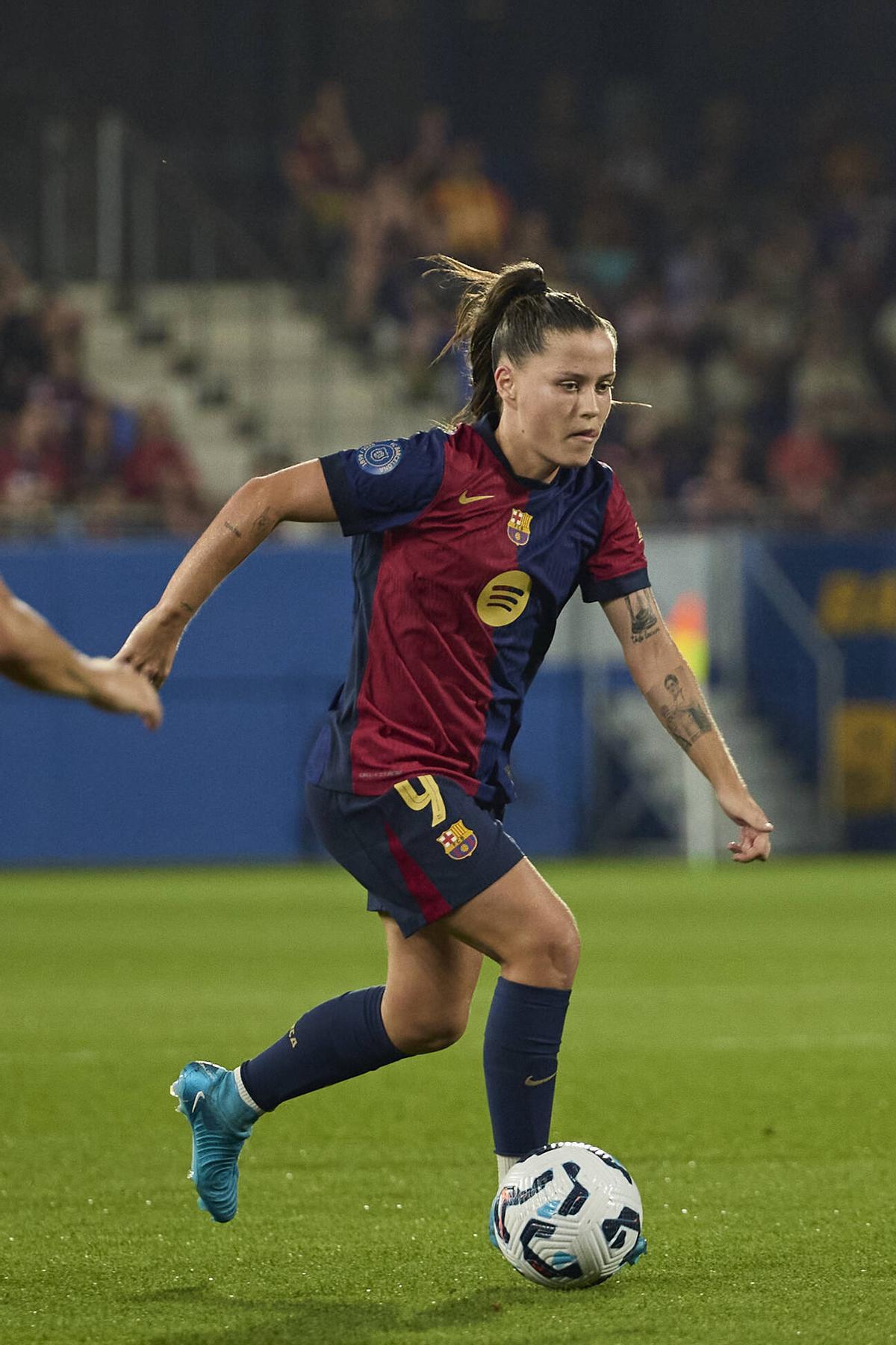 Claudia Pina en el Gamper