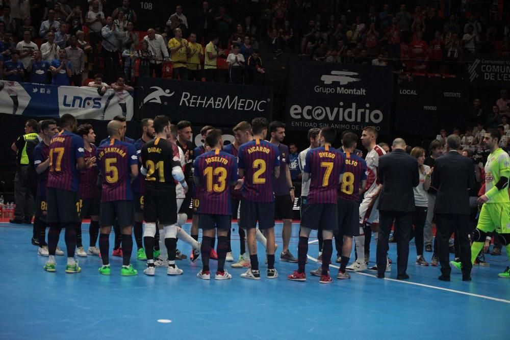 Final del partido de ElPozo - Barcelona