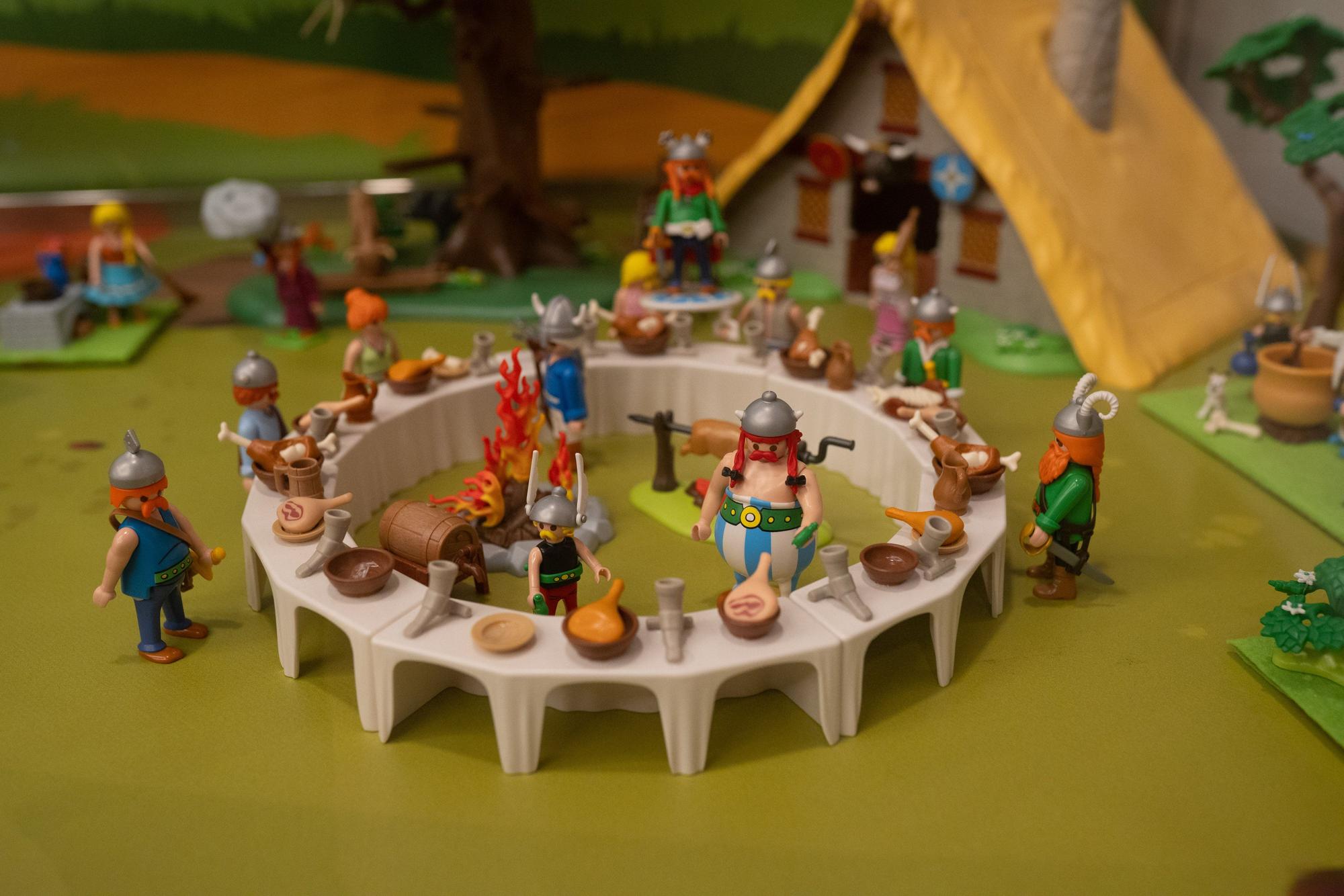 GALERÍA | La curiosa exposición de Playmobil en el Hotel Alda