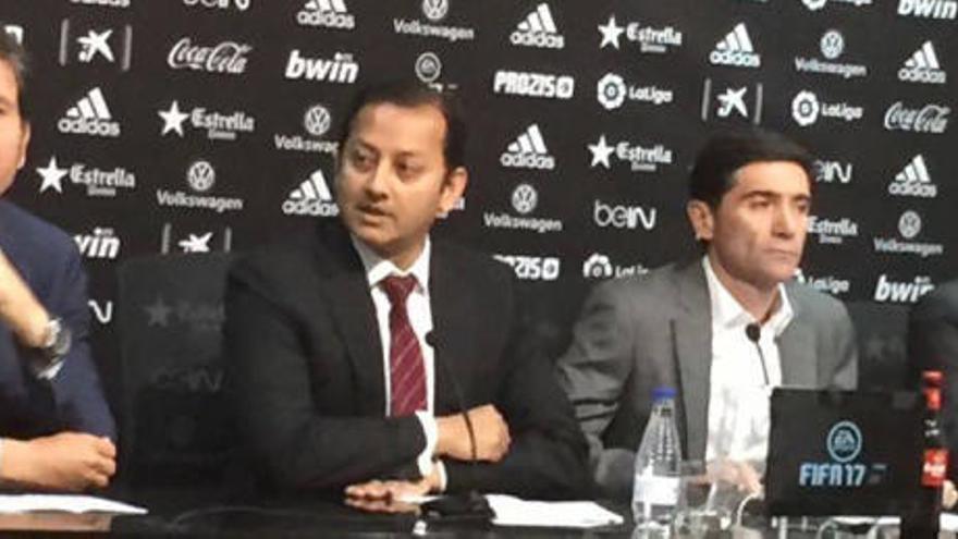 Alemany, Murthy, Marcelino y Alexanko en la presentación.