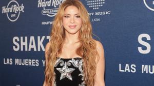 Shakira asiste a la fiesta de lanzamiento del álbum Las mujeres ya no lloran en el Seminole Hard Rock Hotel.