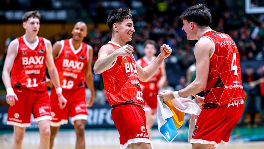 Gerard Fernández és el més jove de fer un triple amb el Manresa en tota la història i el segon d'anotar punts