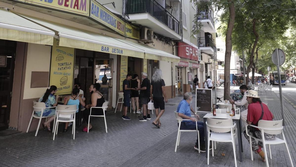 Terraza de un bar.