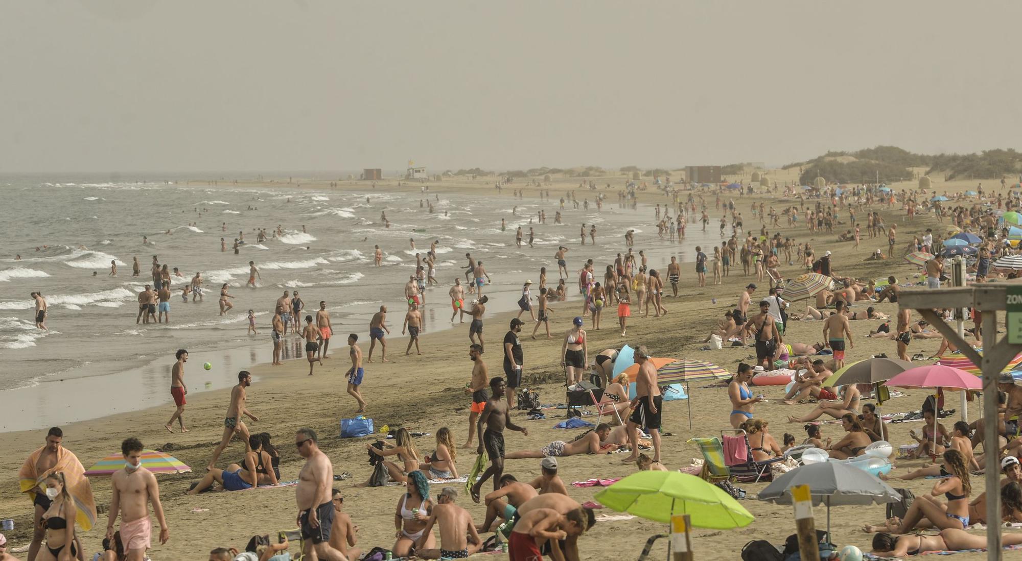 Riesgo de incendio en Gran Canaria por el fuerte calor (13/07/2021)