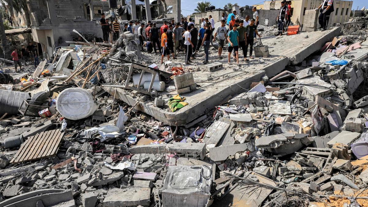Imágenes de la guerra entre Israel y Gaza, hoy miércoles