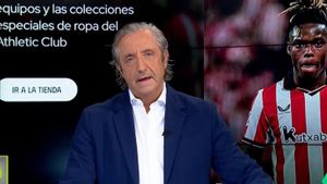 El tremendo vacile de Pedrerol con la camiseta de Nico Williams