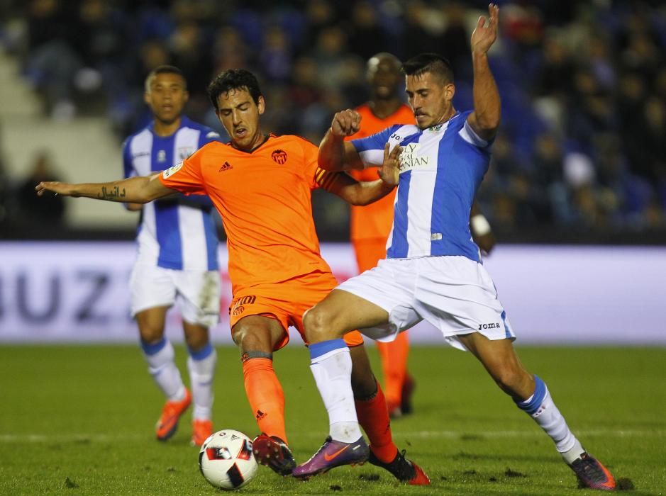 Las mejores imágenes del Leganés - Valencia CF